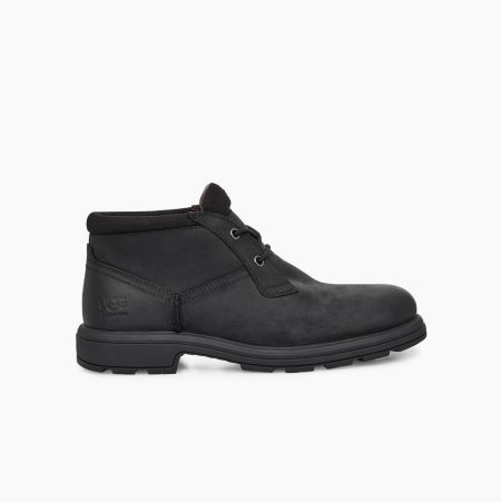 UGG Biltmore Chukka Black Lace-up Boots for Men (VGZY83240)